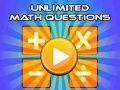 Juego Preguntas de matemáticas ilimitadas en línea