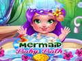 Juego Baño de Bebé Sirena en línea