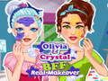 Juego Crystal y Olivia: Maquillaje Real de Mejores Amigas en línea