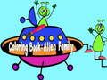 Juego Libro para colorear: Familia alienígena en línea