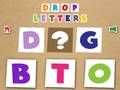 Juego Dejar letras en línea