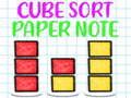Juego Clasificación Cubo Nota de Papel en línea