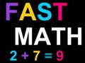 Juego Matemáticas Rápidas en línea