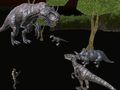 Juego Caza de Dinosaurios Multijugador a Medianoche en línea
