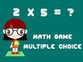 Juego Juego de Matemáticas de Opción Múltiple en línea