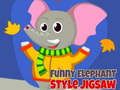 Juego Rompecabezas estilo elefante divertido en línea