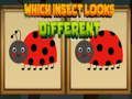 Juego ¿Qué insecto se ve diferente? en línea