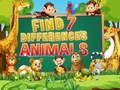 Juego Encuentra 7 diferencias: Animales en línea