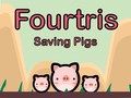 Juego Fourtris: Salvando cerdos en línea