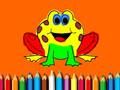 Juego De vuelta al cole: Libro de colorear ranas en línea