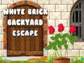 Juego Escape del Patio de Ladrillo Blanco en línea