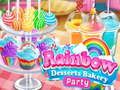 Juego Fiesta de Postres Arcoíris en la Panadería en línea