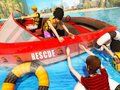Juego Rescate en la Playa: Bote de Emergencia en línea