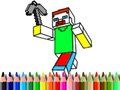 Juego De vuelta a la escuela: Coloreando Minecraft en línea