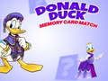 Juego Memoria de cartas de Donald Duck en línea