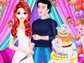 Juego Pastel de boda de chica sirena en línea