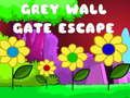 Juego Escape de la puerta del muro gris en línea