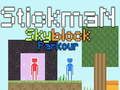 Juego Parkour Stickman Skyblock en línea Juego Parkour Stickman Skyblock en línea
