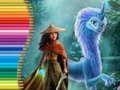 Juego Libro para colorear de Raya y el Último Dragón en línea