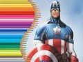 Juego Libro para colorear de Capitán América en línea