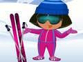 Juego Dora: Vestir para Esquiar en línea