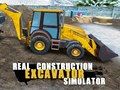 Juego Simulador de Excavadora de Construcción Real en línea