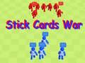 Juego Guerra de cartas de palitos en línea
