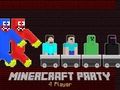 Juego MinerCraft Fiesta 4 Jugadores en línea