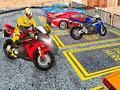 Juego Juego de aparcamiento de motos pesadas en la ciudad 3D en línea