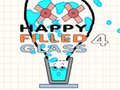 Juego Vaso Lleno Feliz 4 en línea