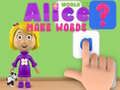 Juego Mundo de Alicia: Crea Palabras en línea