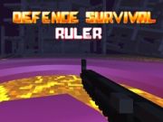 Juego Gobernante de la Supervivencia Defensiva en línea