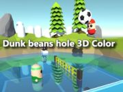 Juego Dunkear frijoles en el agujero 3D de color en línea Juego Dunkear frijoles en el agujero 3D de color en línea
