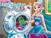 Juego Día de lavandería de la Reina del Hielo en línea Juego Día de lavandería de la Reina del Hielo en línea