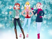 Juego Princesas Diversión Invernal en línea
