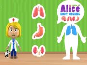 Juego Mundo de los órganos del cuerpo de Alicia en línea Juego Mundo de los órganos del cuerpo de Alicia en línea
