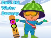 Juego Dora en Esquí: Vestir para el Invierno en línea