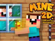 Juego Mine 2D Supervivencia Herobrine en línea