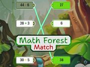 Juego Emparejamiento Matemático en el Bosque en línea Juego Emparejamiento Matemático en el Bosque en línea