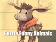 Juego Rompecabezas Animales Divertidos en línea