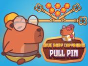 Juego Salva a los bebés capibaras Pull Pin en línea