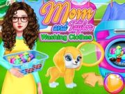 Juego Mamá y Taylor lavando ropa en línea Juego Mamá y Taylor lavando ropa en línea