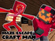 Juego Escape del Laberinto: Hombre del Craft en línea Juego Escape del Laberinto: Hombre del Craft en línea