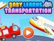 Juego El bebé aprende transporte en línea