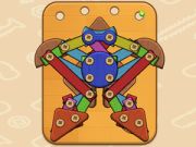 Juego Rompecabezas de Madera y Tornillos en línea
