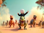 Juego Stickman: Arena de Dinosaurios en línea