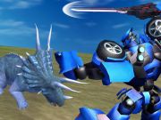 Juego Batalla de Dinosaurio Jurásico Mech en línea
