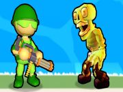 Juego Destrucción del zombie de Stickman en línea