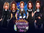 Juego Celebrity Wednesday Addams Style en línea