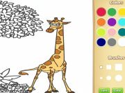 Juego Libro para colorear de animales de la jungla para niños en línea